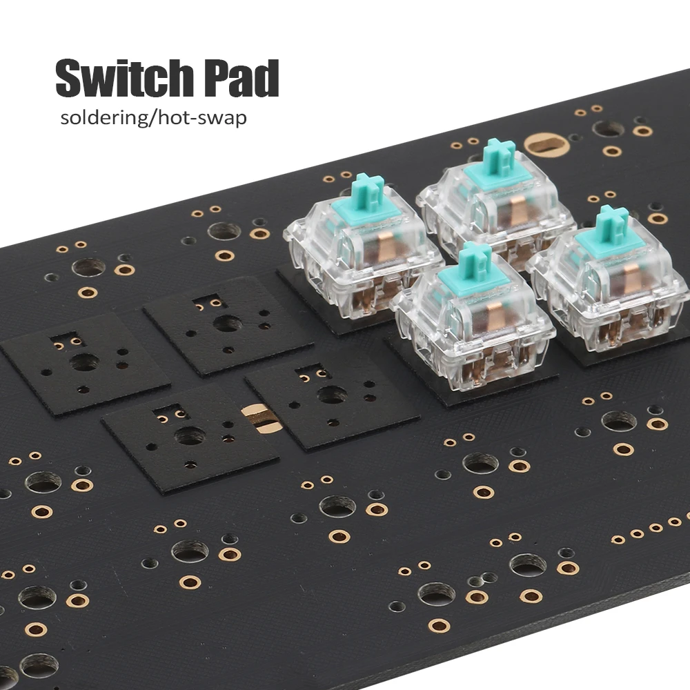Keebox Poron IXPE EVA 120Pcs 5 Pin Switch Pad Mechanical Keyboard Typing Sound Modified Keyboard Noice Reduce Foam 0.5mm Thick