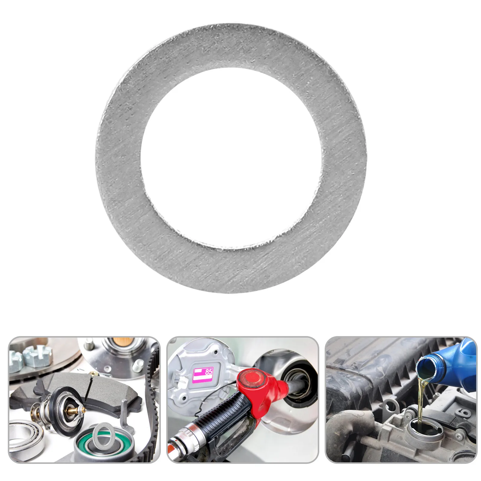 

10 Pcs Oil Drain Screw Gasket Plug Aluminum Washer Removal Car Accessories Ring Seal