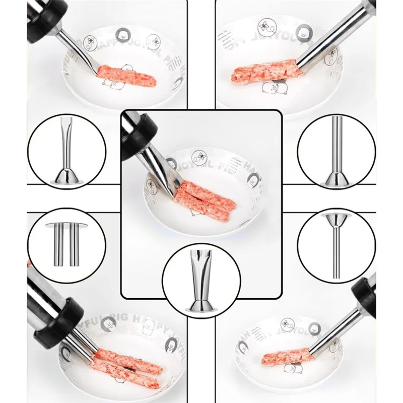 

【Limited-Stock!】Beef Jerkygun Jerky Maker For Ground Meat Stainless Steel Jerky Making Kit Sausage Stuffers