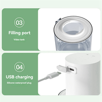 FAST-400ML Automatic Soap Dispenser, Infrared Sensor, 4 Adjustable Modes, Waterproof, Ideal For Home, Kitchen, Bathroom