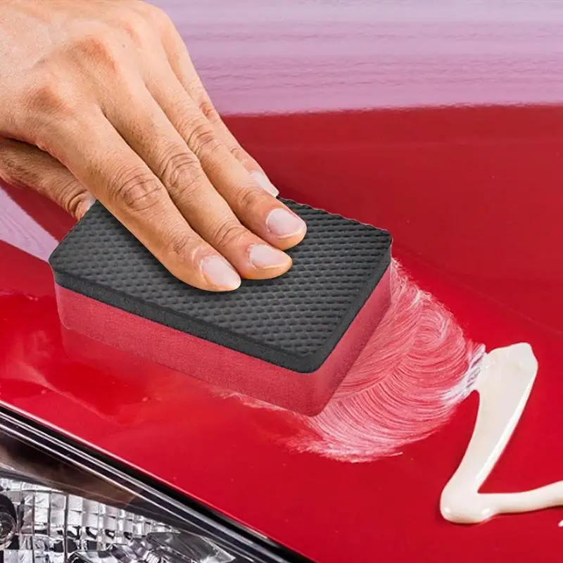 Large Sponge For Washing Cars Decontamination Sponge For Auto Reusable Cleaning Tool For Metal Paint Varnish And A Variety Of