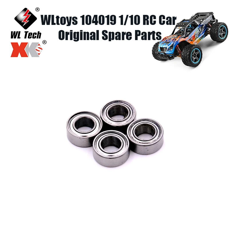 

WLtoys 104019 1/10 RC Car Original Spare Parts 104001 104009 104072 Bearing Remote Control Car K949-82 Bearing 5*10*4