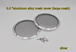 6/ 6.5-inch automotive stereo mezzanine speakers hexagonal mesh grille mesh cover Aluminum subwoofer mesh speaker Metal protec