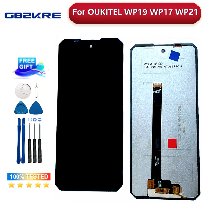 Nowy oryginał dla oukitel wp19 wp17 wp21 WP27 wyświetlacz LCD + wymiana czujnika ekranu dotykowego dla oukitel wp 21 Ultra oryginalny wyświetlacz