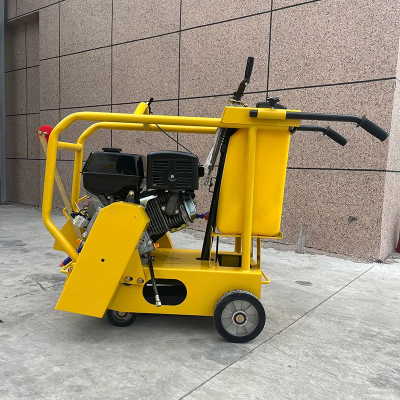 Petrol Road Cutter Machine 13HP/15HP Walk-Behind Road Saw Asphalt Floor Cutting Machine with Water Tank
