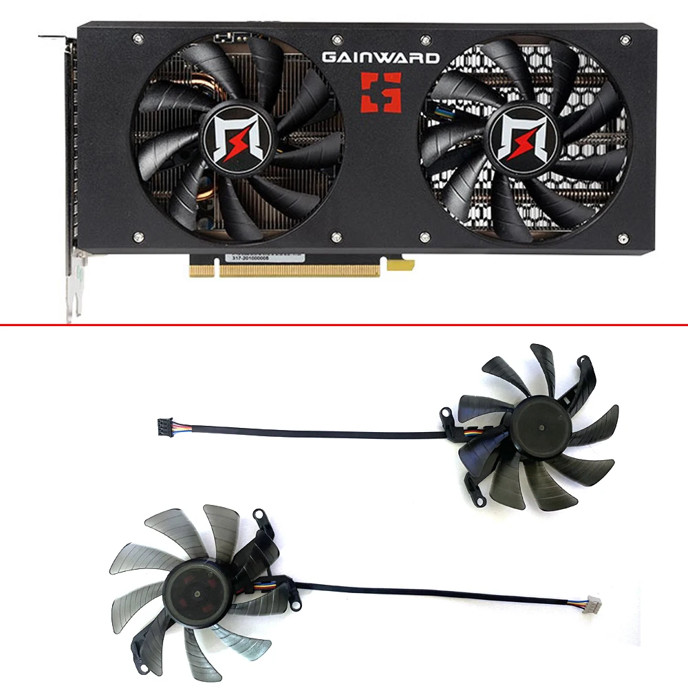 

Новый 85 мм 4PIN FY9015M12LPA DIY охлаждающий вентилятор RTX3060 TI GPU вентилятор для Gainward GeForce RTX 3060 Dig GeForce RTX 3060 Ti графический вентилятор