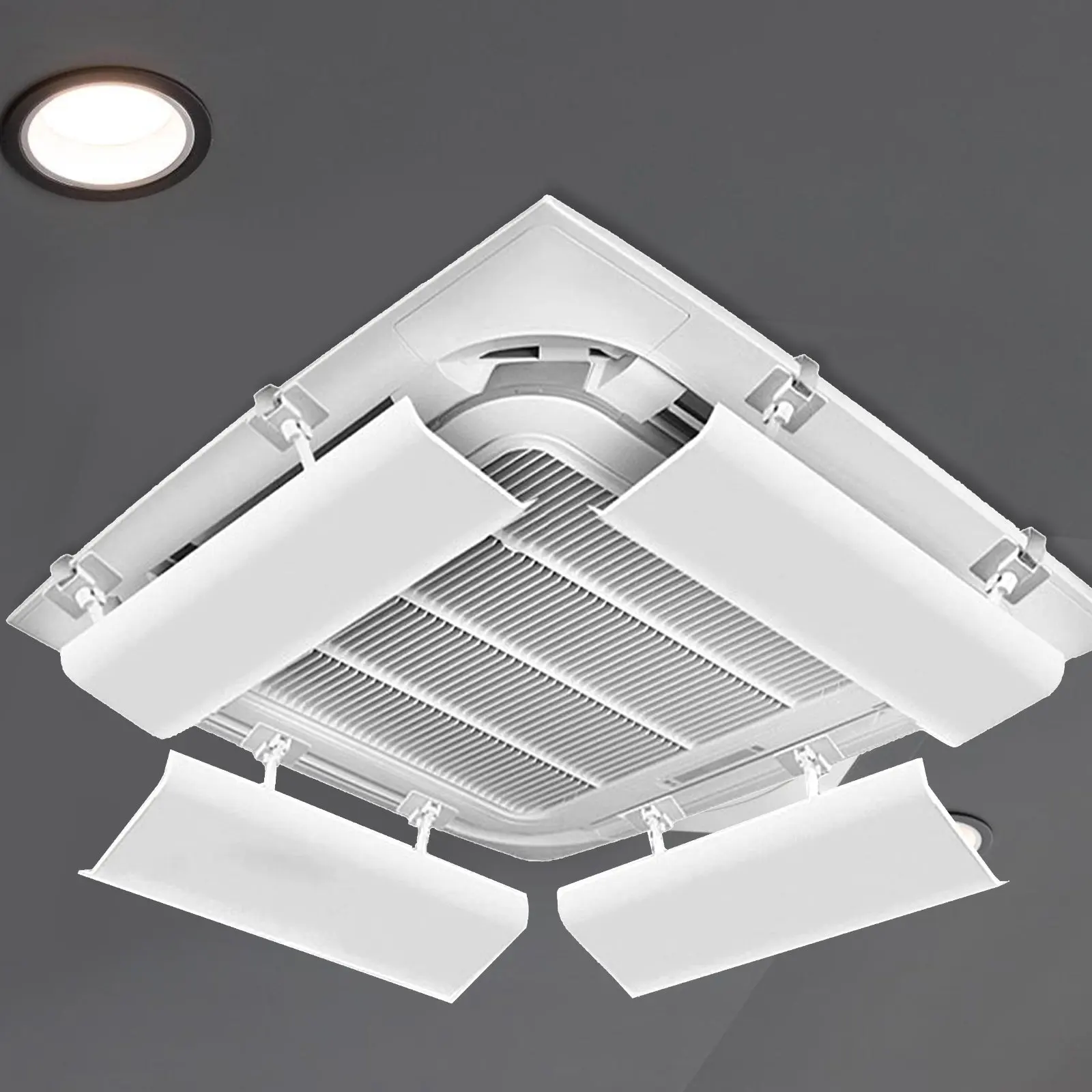 

Дефлектор-регулятор потока воздуха для центральных кондиционеров: для дома, офиса, коммерческих помещений. Эффективное охлаждение, простая установка, потолочный воздуховод.