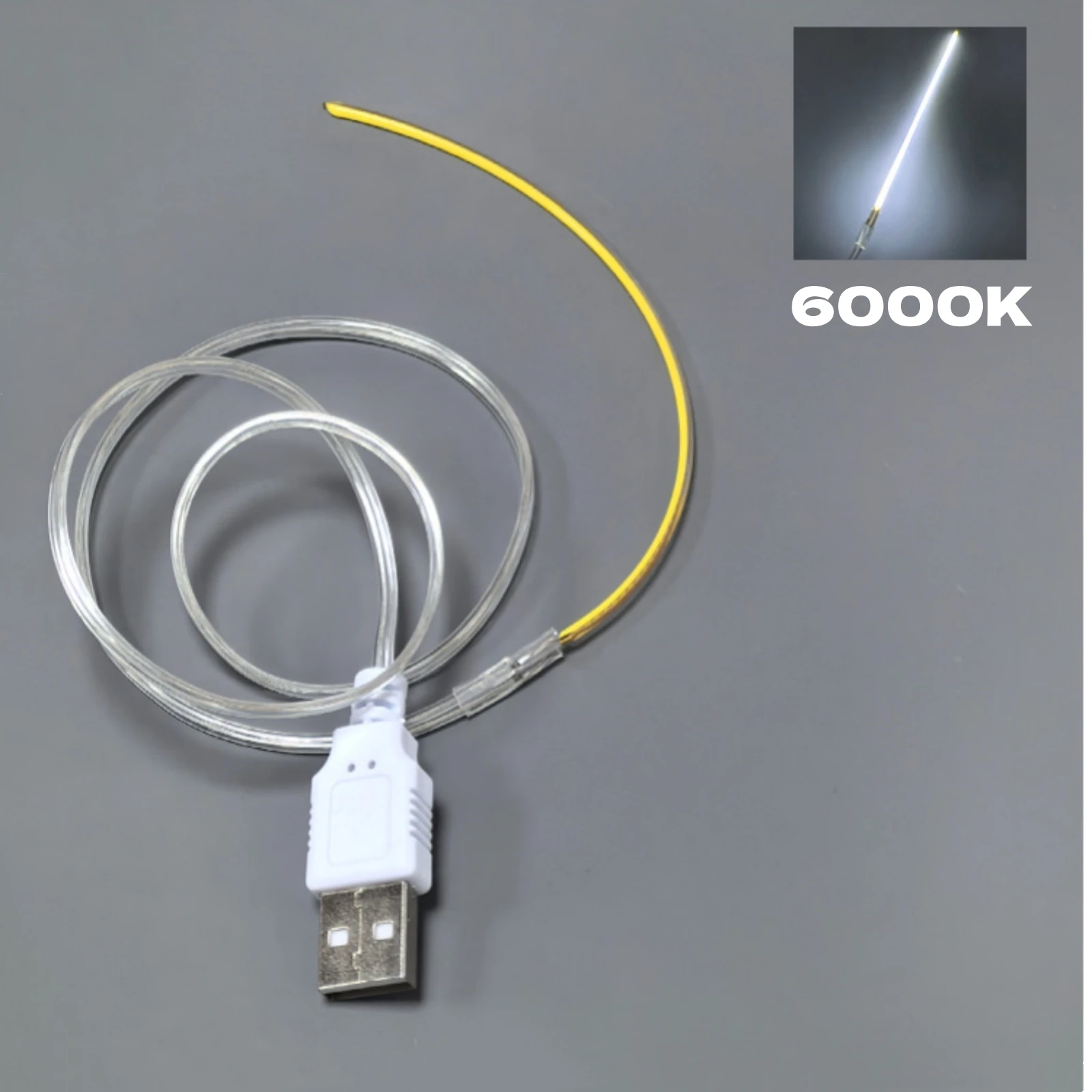 DC 5V USB LED-Filament flexibel 360° ° Leuchtende leuchtende biegsame DIY kreative Edison-Glühbirne, Lampenteile, Diodenbeleuchtung