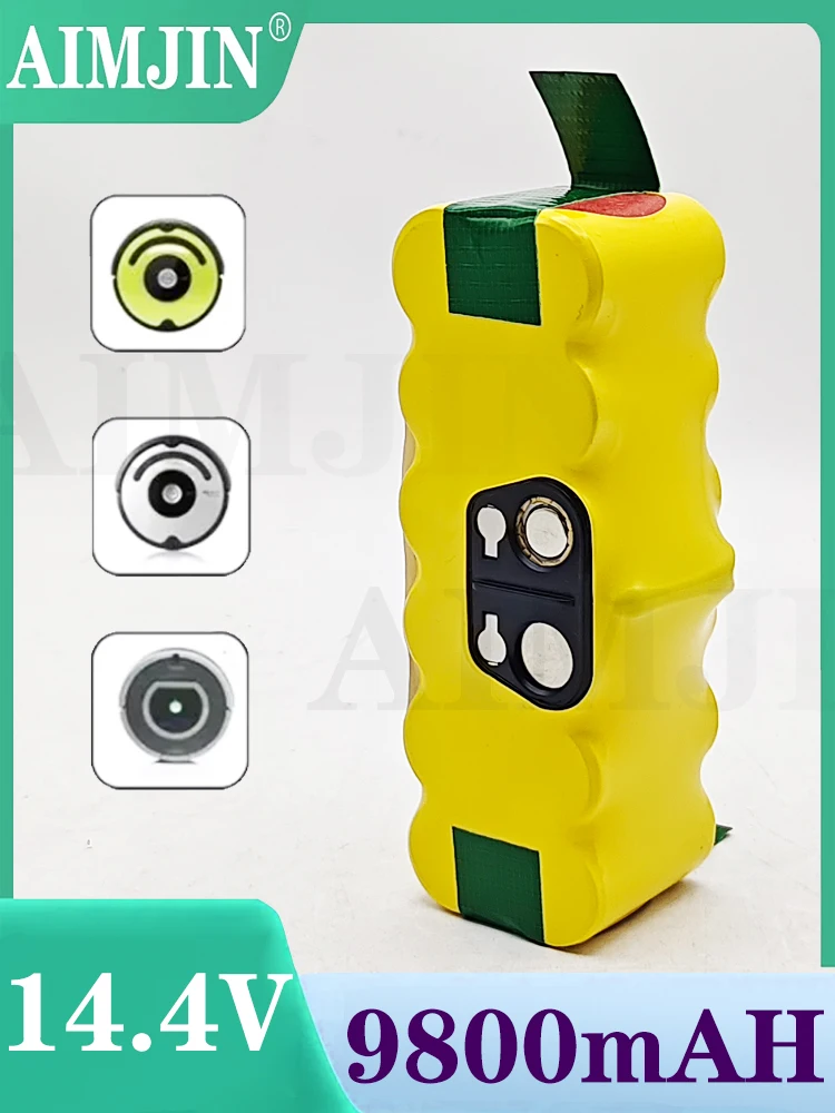 

14.4V 9800mAh For iRobot Roomba Battery 500 600 700 800 900 595 620 650 780 890 Battery For Roomba Vacuum Cleaner Battery