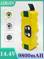 14.4V 9800mAh For iRobot Roomba Battery 500 600 700 800 900 595 620 650 780 890 Battery For Roomba Vacuum Cleaner Battery