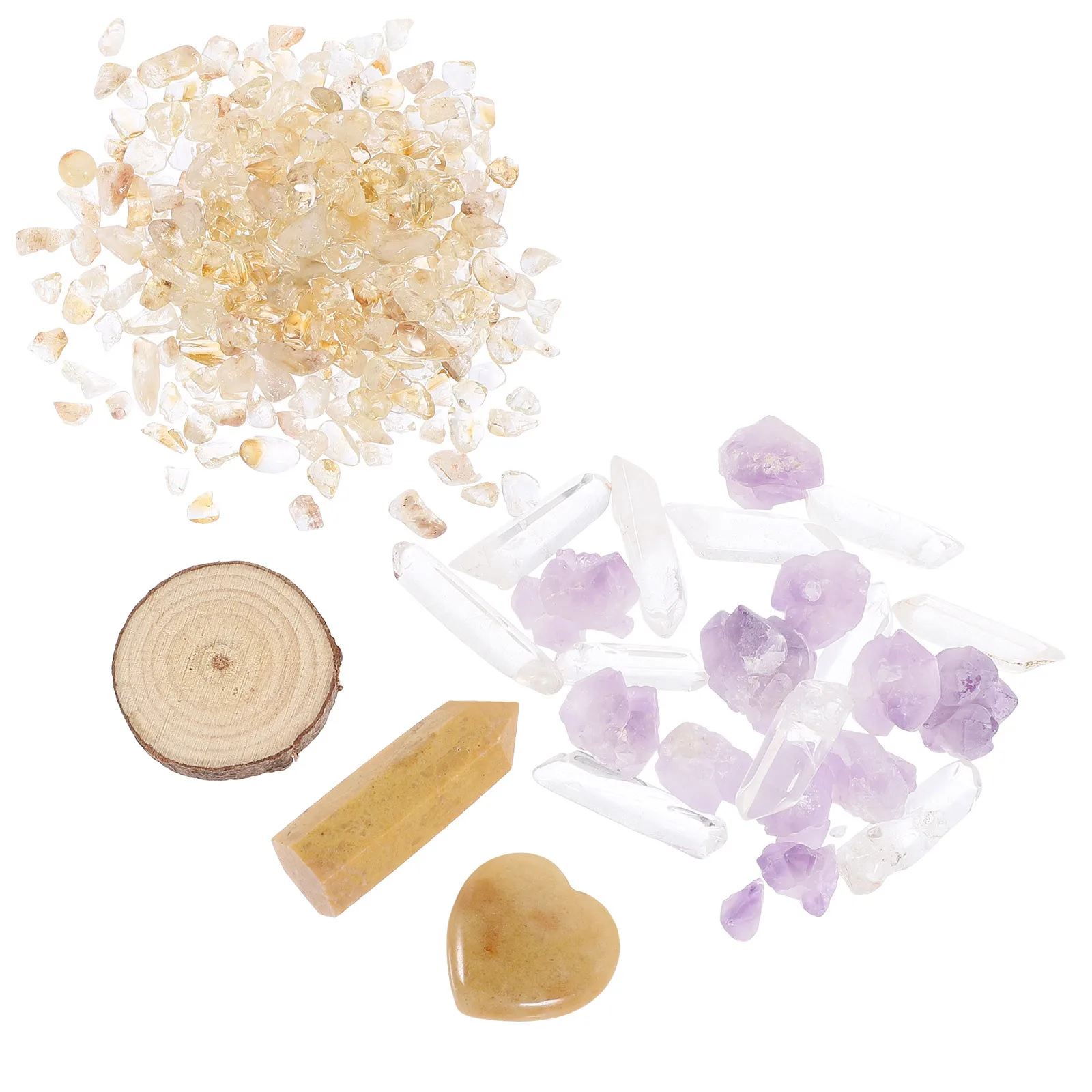 

1 Set Of Natural Crystal Stone Decorative Ornaments For Home Wedding Festival Tabletop Display Crystal Desk Decor Aesthetic