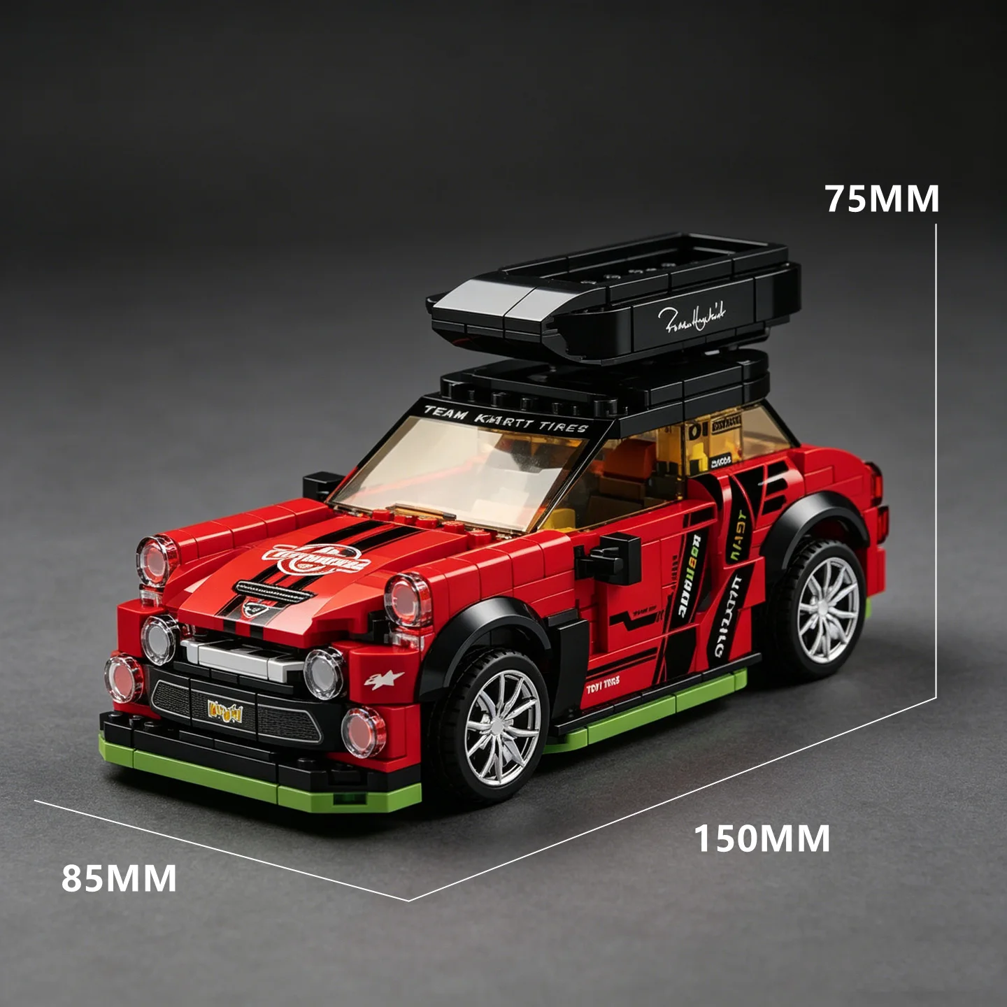 City Series Tractor Assembly Building Blocks - Sprinter Trailer -  Toy - Super Car Repurposed Travel Edition Car Model