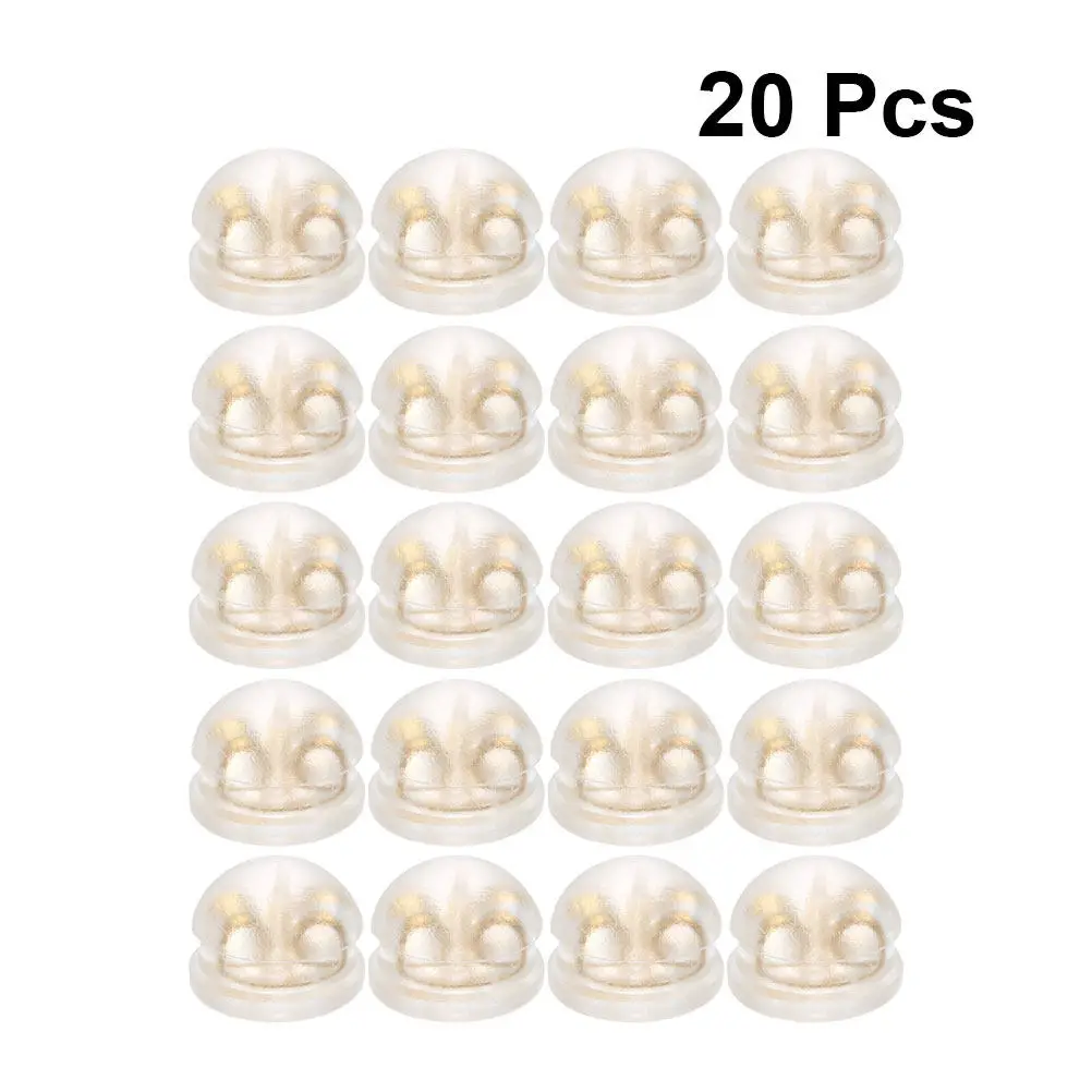 Ear Clip Earrings Women Non Piercing Jewelry Halloween Christmas Silicone Ear Backs Silicone Earring Backs Ear Stopper 20Pcs