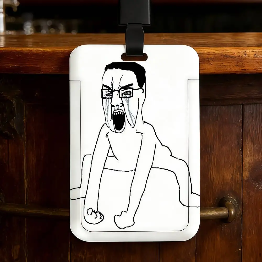 C-Chudjak Poljak Funny Meme Card holders for ID cards student cards employee badges and protective cases