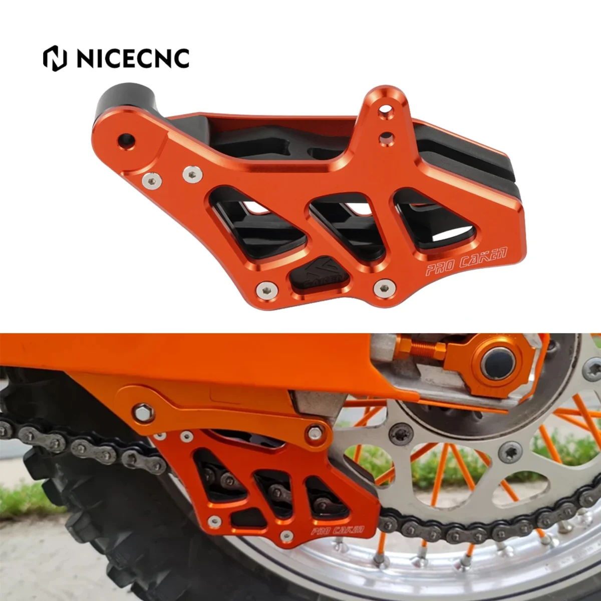 For KTM EXC 300 XC XCF XCW EXC EXCF SXF SX 125 250 300 350 400 450 500 530 TPi Six Days 2008-2023 CNC Chain Guide Guard Cover