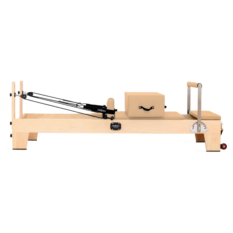 

CE Certified YTYIN Pilates Reformer - High-Quality Wooden Fitness Machine for Professional Studios