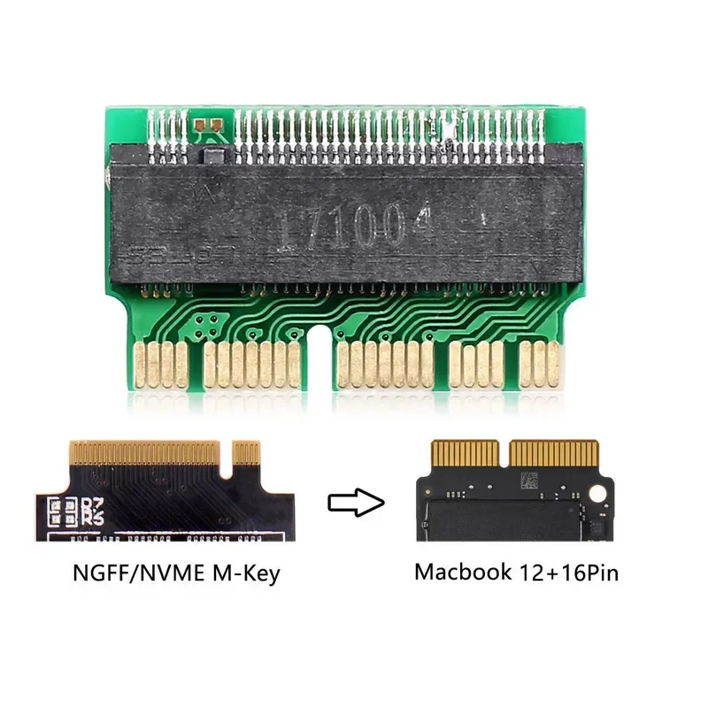 NVME SSD Adapter Card M.2 NGFF to 2014 2015 for MacBook AIR A1465 A1466 Computer Hard Disk Adapter Card