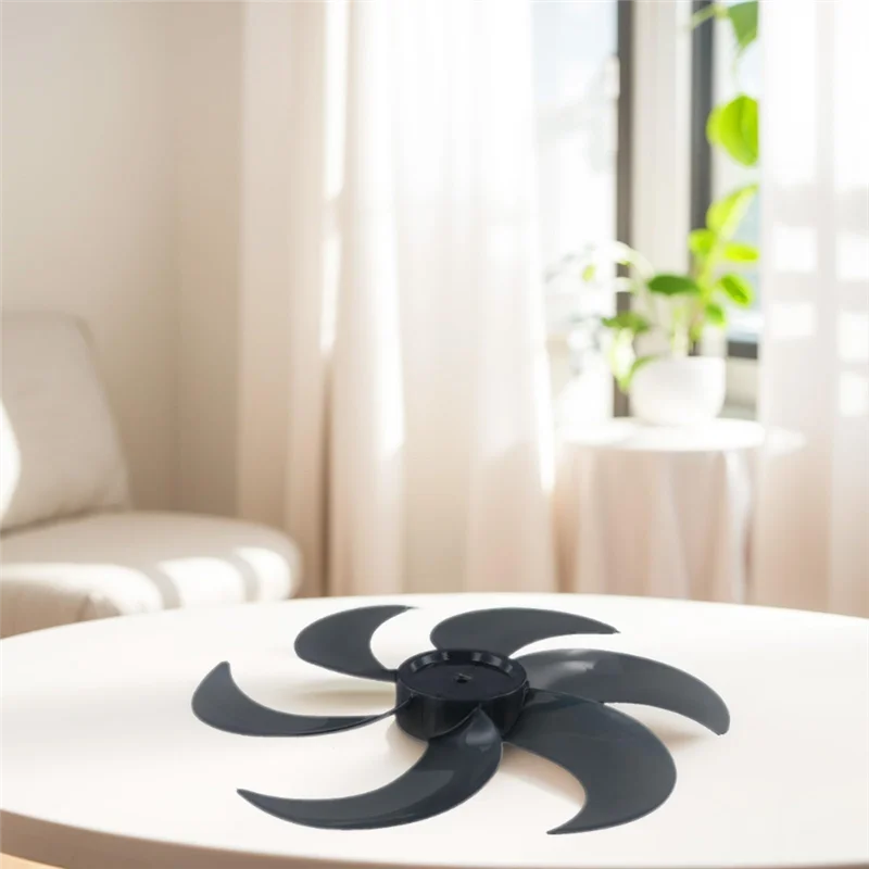 Aspa de ventilador de plástico de repuesto M17K con cubierta de tuerca, aspas de ventilador silenciosas universales, accesorio para ventilador de mesa con Pedestal de pie