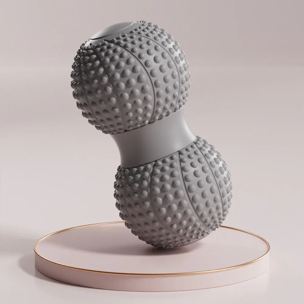 Double TPE Massage Ball Fascia Release Dual Balls Design Peanut Ball Ergonomic Shape Non‑Slip Yoga Ball Foot Therapy