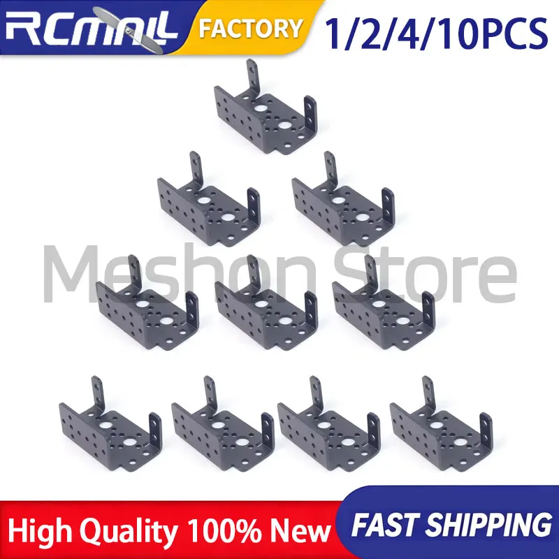 Universal Aluminum Servo Bracket Steering Gear Mount Holder for MG995 MG996R Robot Arm DIY Multifunction Robotics Hobbyists