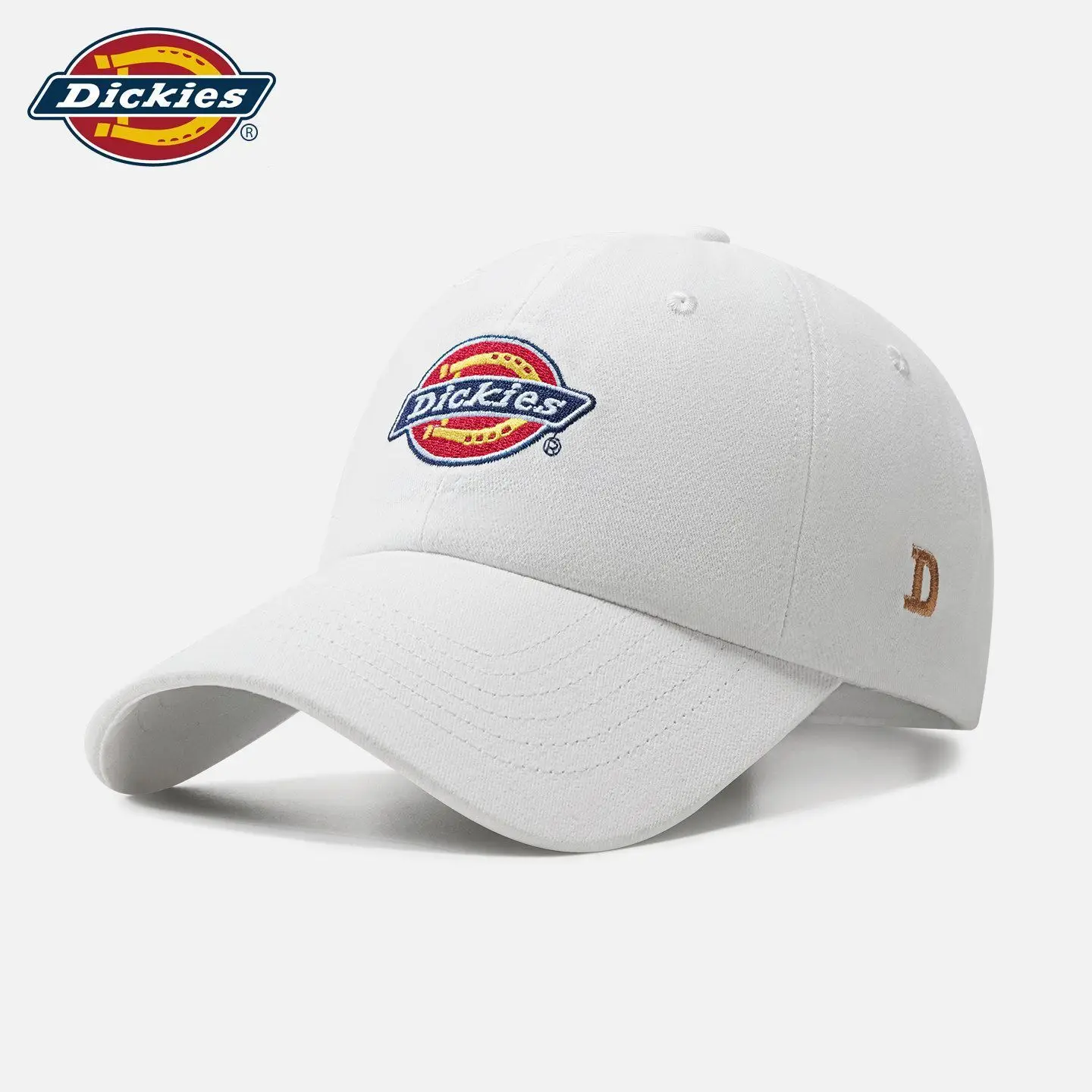 Dickies Fashion Sport American Retro Casual Baseball Cap, Embroidered Unisex Dad Hat for Men Women