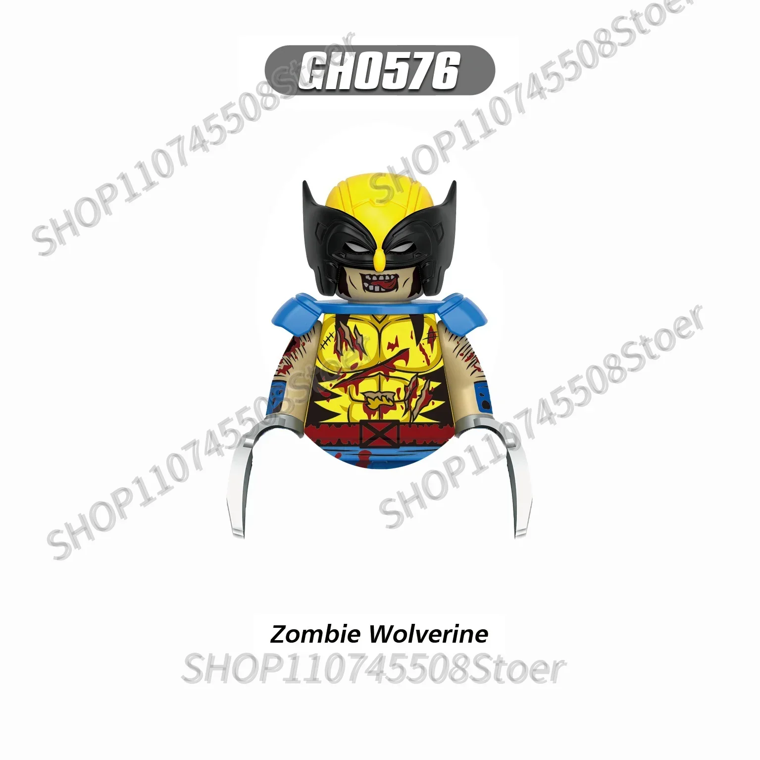 Heiße Sammelspielzeuge Marvel Bausteine Batgirl Magneto Wolverine Scream Deadpool Mini-Bausteine Partygeschenke