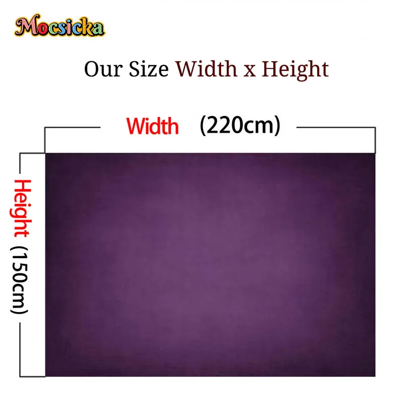 Mocsicka Solid Color Photography Backdrop Newborn Shower Portrait Photo Wallpaper Birthday Background Decoration Studio Banner