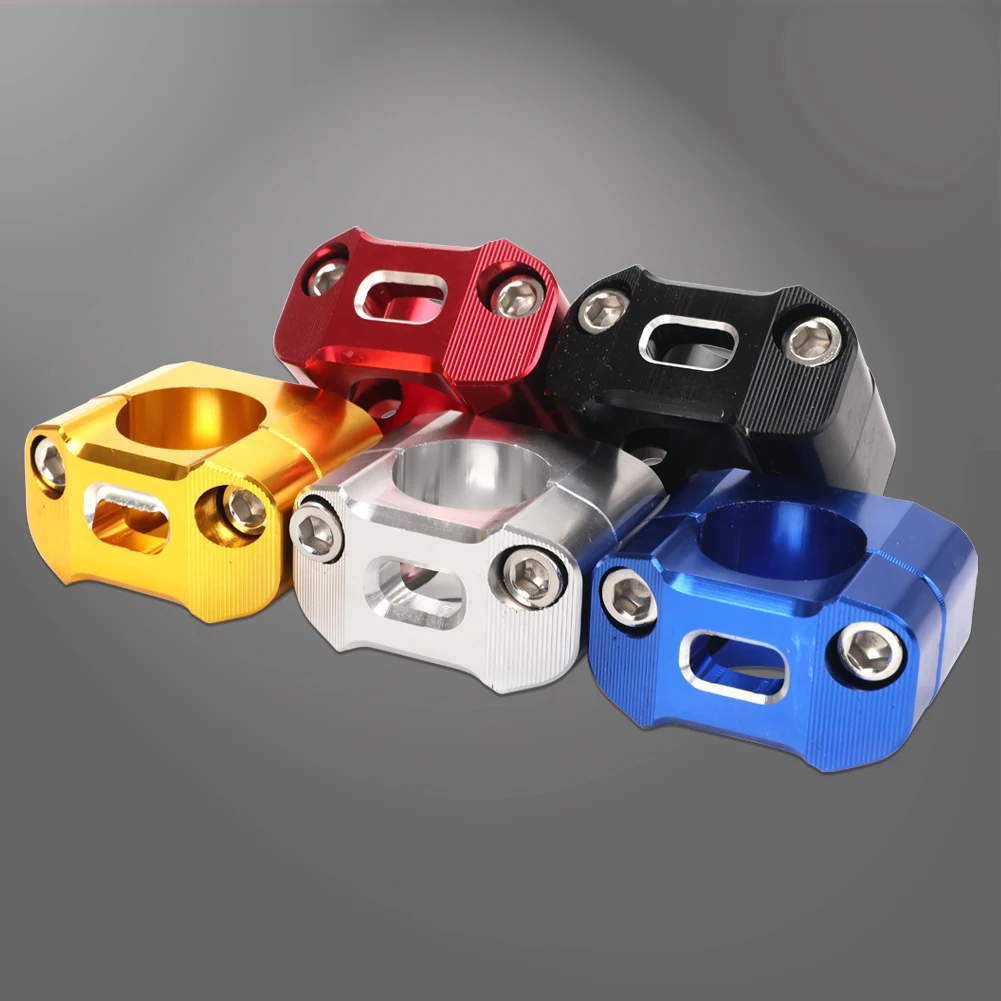 CNC 22mm 28mm Off road Motorcycle Bar Clamps Handlebar Risers Adapter For 7/8\