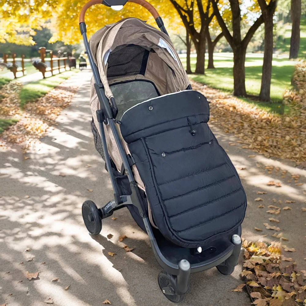 العالمي 6-36 متر الشتاء عربة طفل Footmuff كيس النوم الدافئ الثلوج الشتاء عربة طفل كيس النوم #4
