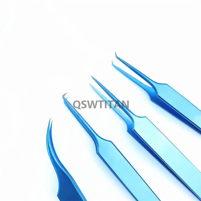 1PCS Titanium ophthamic Forceps different Jeweler Style eye surgical instruments