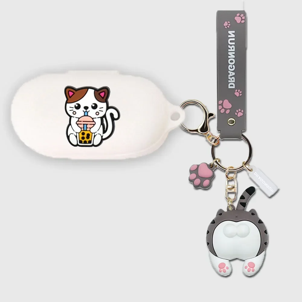 حافظة كارتونية ل Anker SoundCore Space ، غطاء سيليكون للسماعات ، لطيف القط ، الكلب ، قلادة الأفوكادو ، A40 ، الرياضة X10 ، النوم A10