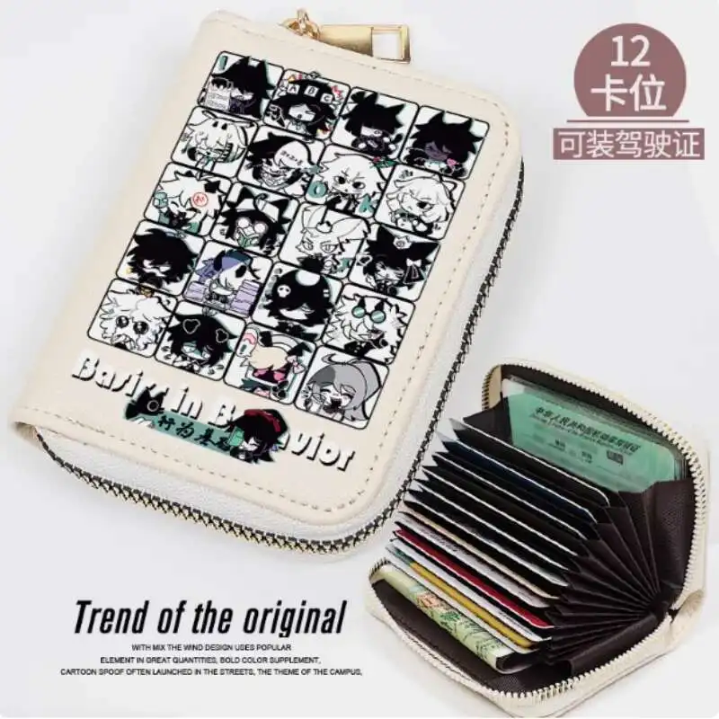 

Anime Bloomie Danger Circle Fashion Wallet PU Purse Card Coin Zipper Cash Holder Bag Cosplay Gift B2044 Anime
