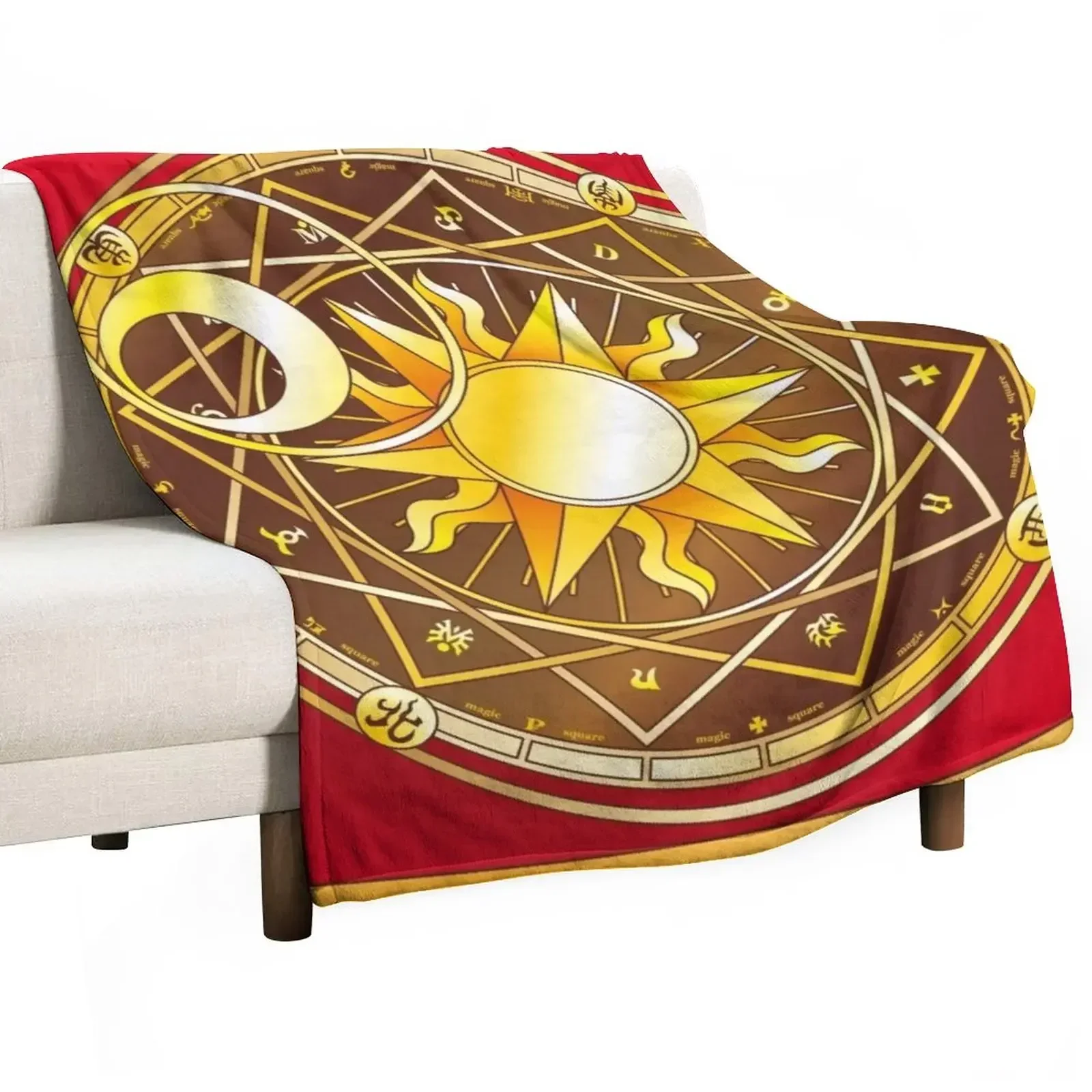 

Clow Card (00/52) Throw Blanket Flannel Fabric Baby Flannel anime Blankets
