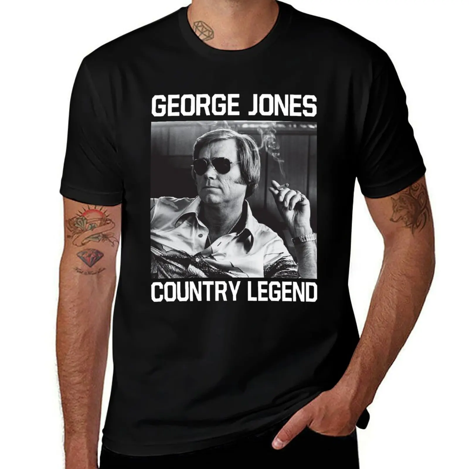 

Country Legend George Jones T Shirt For Mens and Womens Tee T-Shirt man t shirts graphic T-Shirt