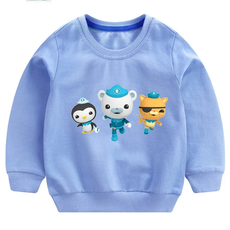 

Baby Boy Sweatshirt Hoodie Submarine Column Toddler Cotton Hoodies Children Clothes Long Sleeve 2025 White Sweatshirt for Boy 2T