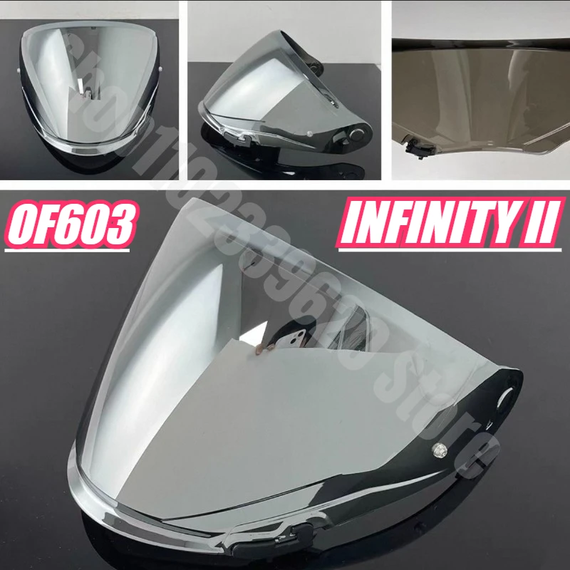

LS2 OF603 Infinity II Helmet Lens of603 Color Sun Protection UV Protection Helmet Visors of603 Helmet Windshield Accessories