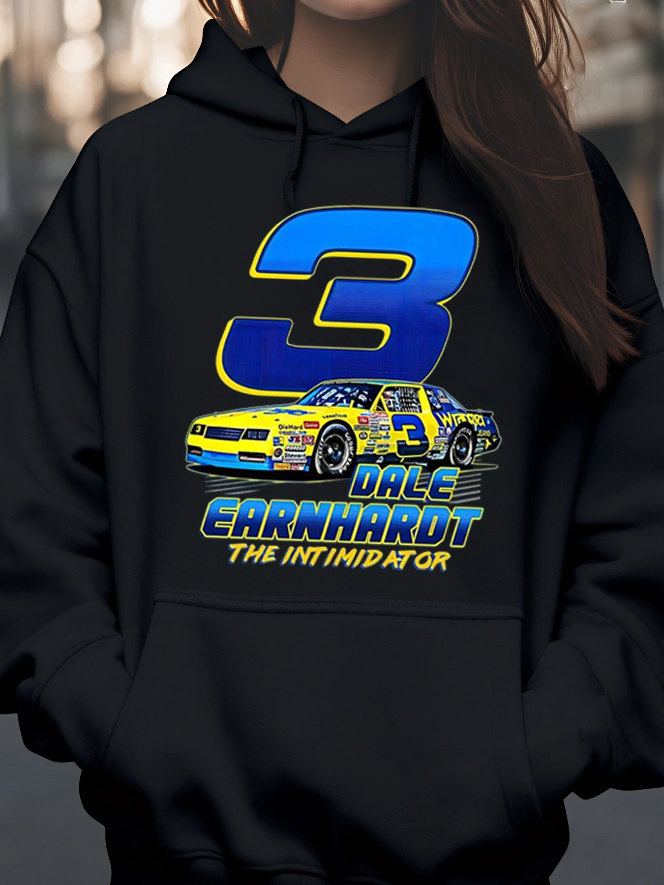 

Толстовка с принтом гоночного автомобиля Dale Earnhardt номер 3, для фанатов Насара, повседневная одежда для мужчин и женщин