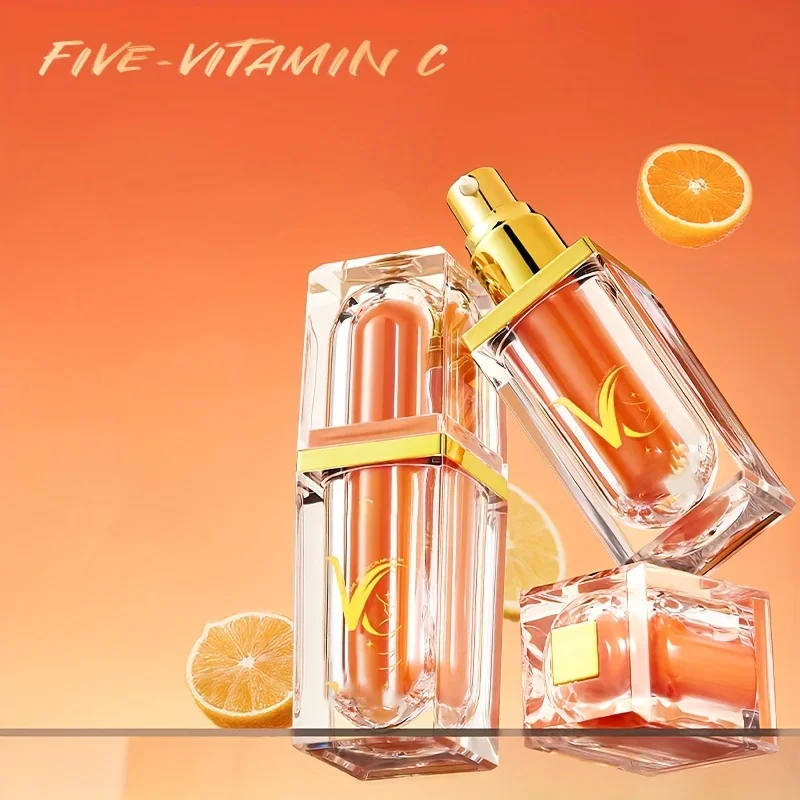 Crème pour le visage à la vitamine C, soin hydratant au toucher léger, bloc VC, dissimule pour une peau saine et brillante