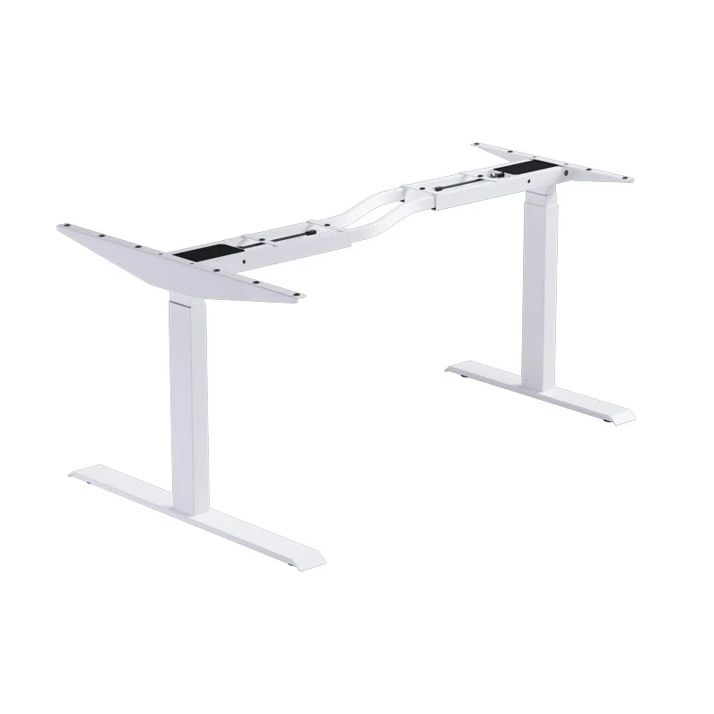 Corner dual motor electric lifting table frame, standing office learning e-sports lifting table