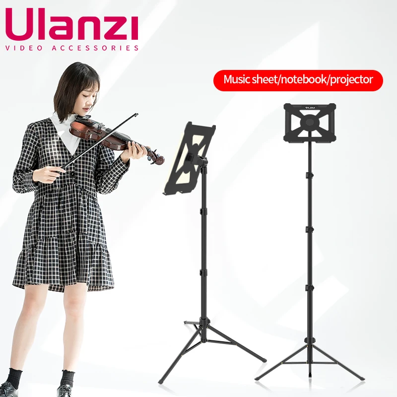 Vijim LT-01 suporte multifuncional portátil projetor estande folha de música com 360 ° al liga ajustável maxload 3kg bandeja