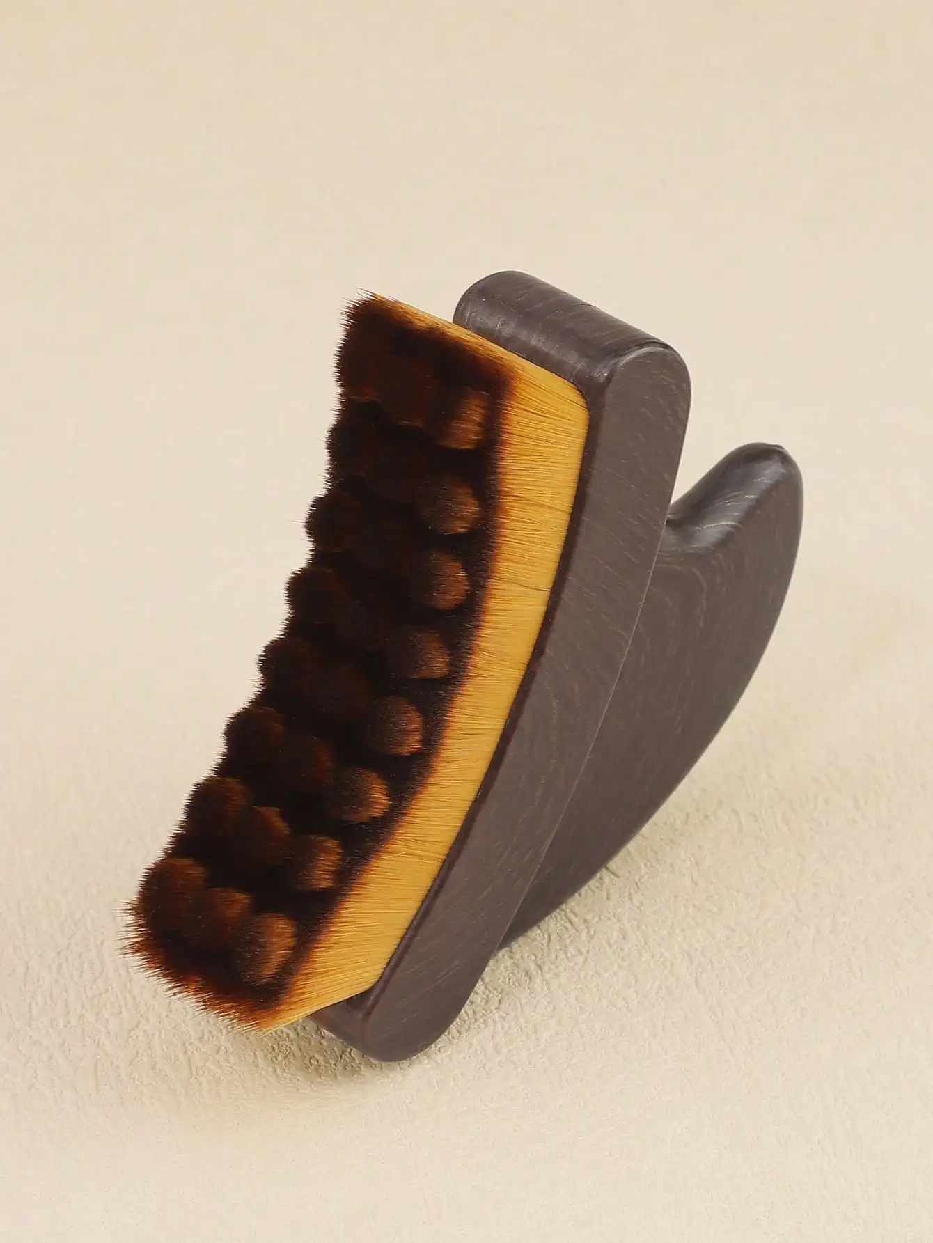 1 Lymph Contour Facial Brush,Double-Head Dry Brush+Cold Touch Jade Scraping Edge,Shaping And Relaxing,Very Daily Self-Care Tool.