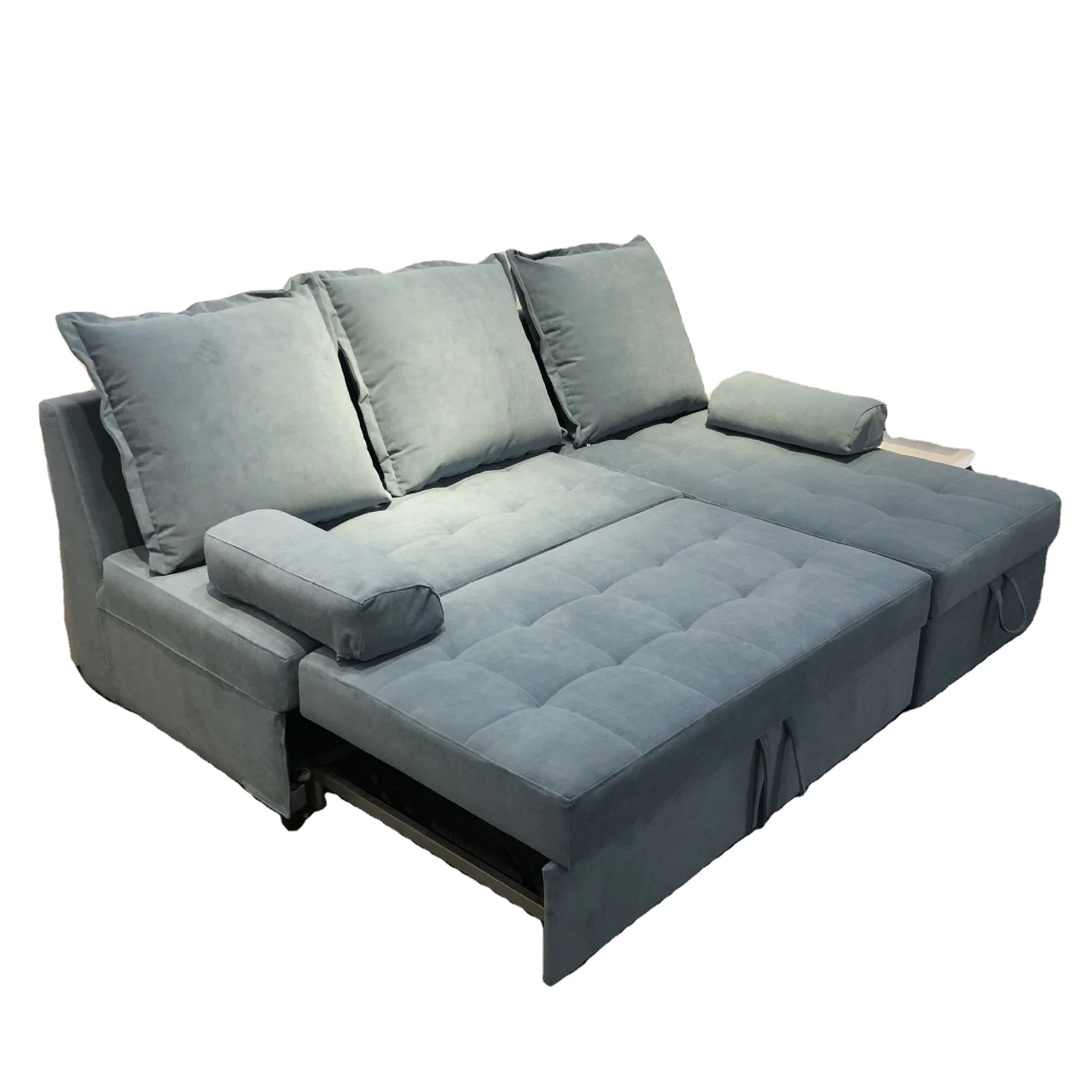 wholesale leather sofa bed with storage function sofa cama in living room