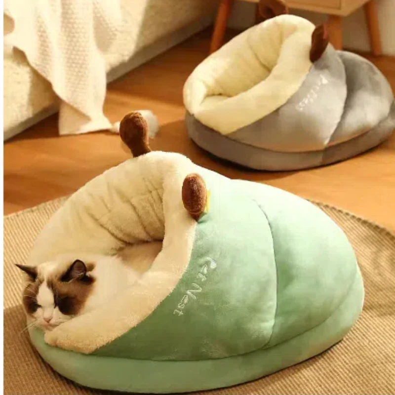 

Soft Dog Bed Sofa Warm Plush Pet Kennel for Small Medium Dogs Cats Teddy Sleeping Nest Cozy Puppy Cave House Dog Accessories