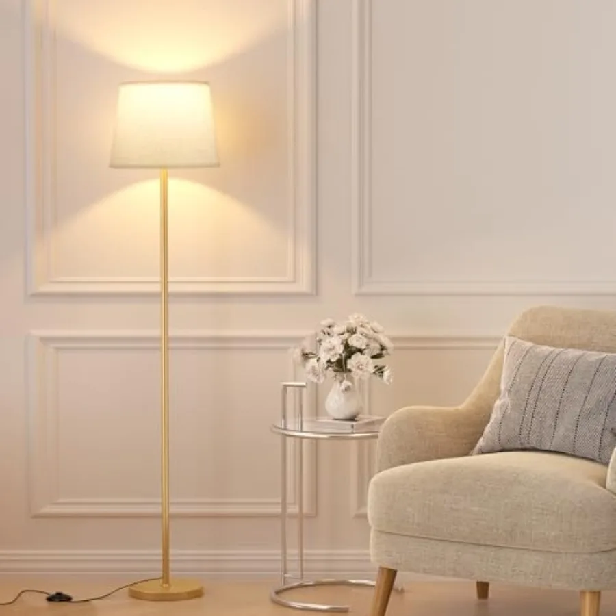

Upgraded Floor Lamps for Living Room Modern Floor Lamp with Remote Control Dimmable Colors Temperature Standing Lamp Feet Switc