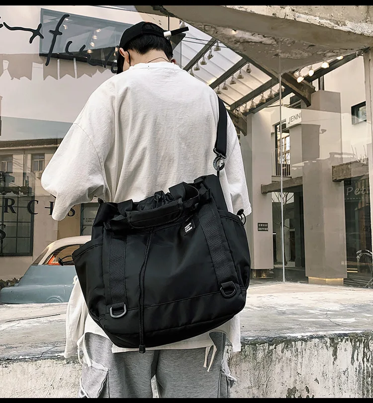 Fashionable Dark Style Crossbody Bag for Men and Women Travel Bag with Casual and Work 가방 bolso de mano sacoche homme Sac à main