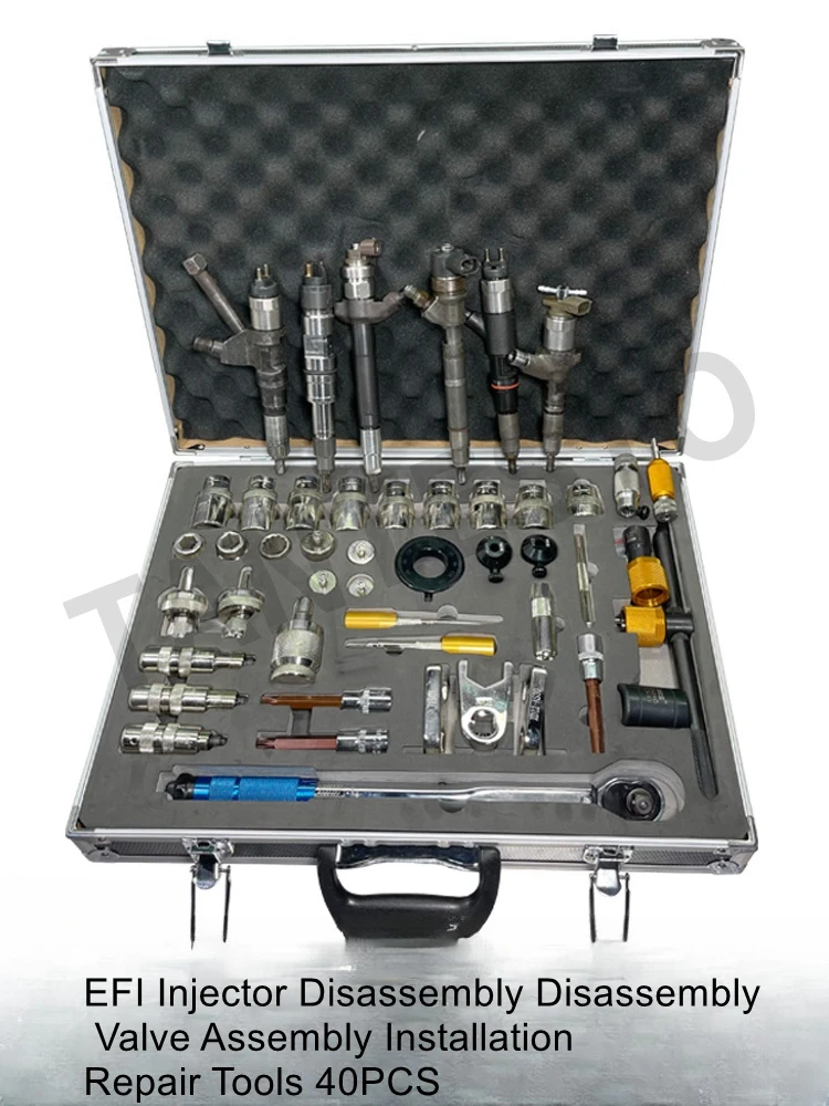 40-Piece EFI Injector Disassembly and Disassembly Valve Assembly Installation and Repair Tools