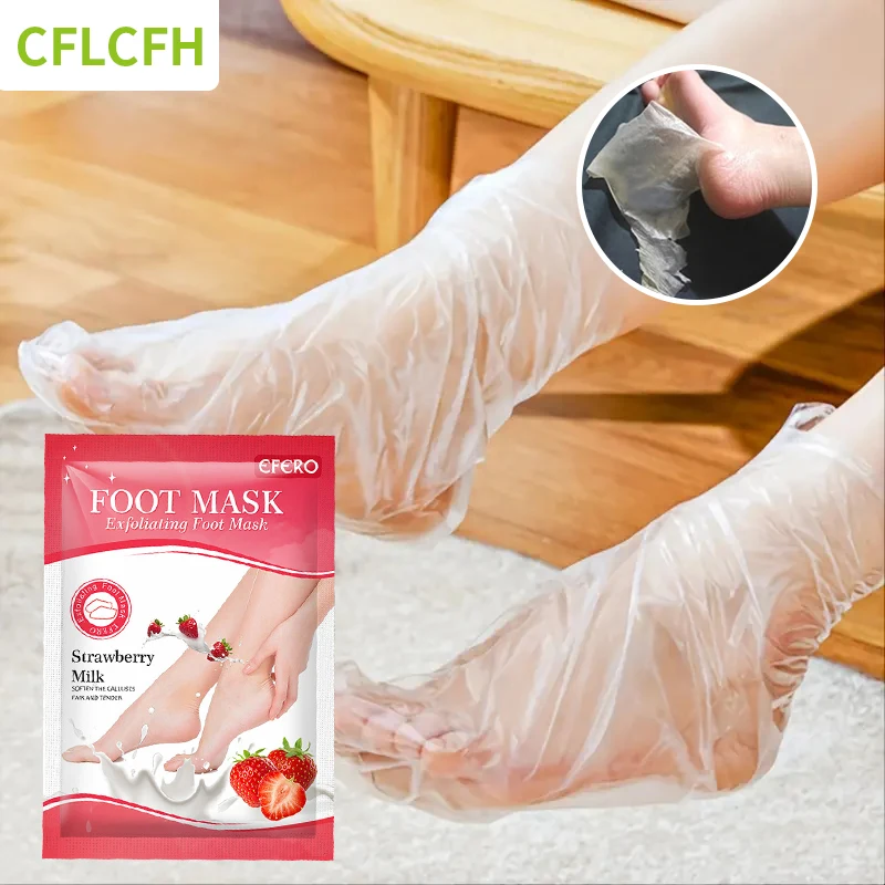 

Foot Mask Exfoliating Heel Peeling Spa Pedicure Socks Anti Drying Cracking Dead Skin Remover Moisturizing Care Feet Mask