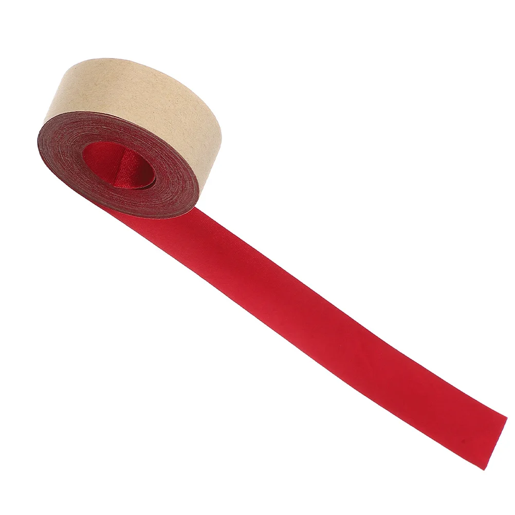 

1 Roll Self-Adhesive Lampshade Edging Tape Red Cloth for DIY Lamp Shade Decoration Edge Banding Strip Lampshade Edging Tape