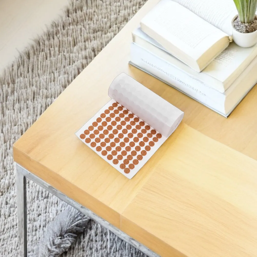 3 Rolls Soft Cork Pads Self Adhesive Cabinet Door Cushions Quiet Bumpers Impact Protection Noise Reduction for Home Furniture