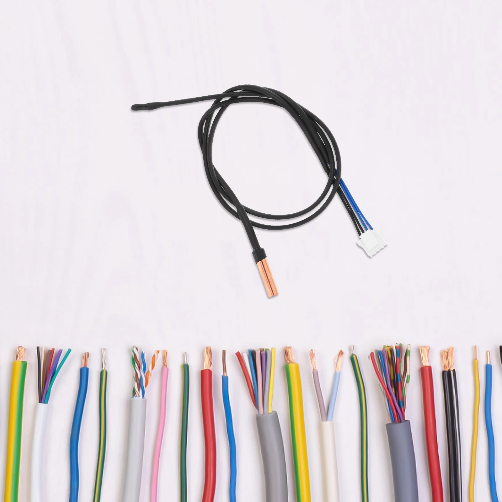 

Air Conditioner Temperature Sensor Thermistor Probe Accurate Climate Control Durable Easy Installation Greenhouses